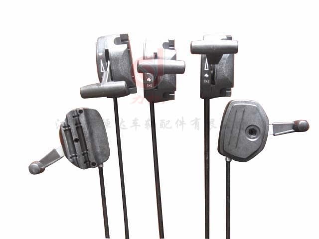 Black aviation gearshift switch